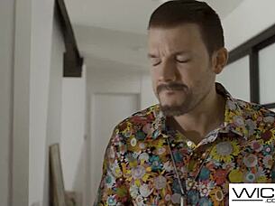 My hot nerdy big tittied girlfriend helped me, so I fucked her hard in every position – is that fair?