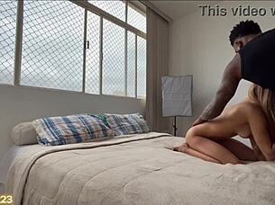 huge cock fucks the skinny brazilian teen's tight asshole