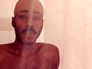 wet from the workout in this homemade solo session