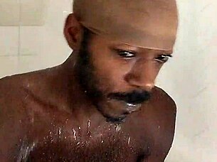 wet from the workout in this homemade solo session