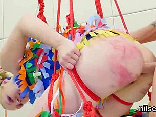 Foxy kitten receives uninhibited anal treatment in asylum