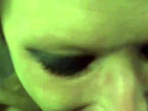 Vilja giving sloppy pov blowjob, choking and maledom in european amateur sex.