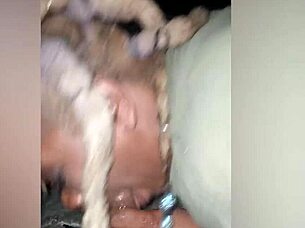 Teen sneaks out for blowjob in car with friend.