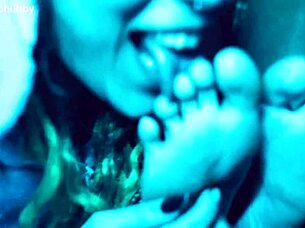 Exploring playful sensations with a lesbian friend through tickling and intimate touches