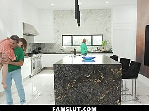 stepdad fucks his stepdaughter hard on st. patty's day!