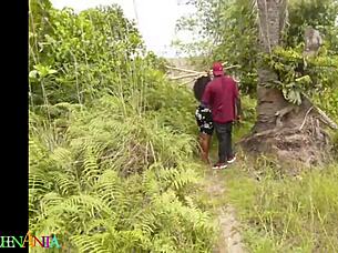 i couldn't believe i met this beautiful milf in the bush.