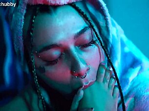 Exploring playful sensations with a lesbian friend through tickling and intimate touches