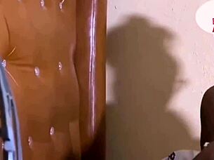 Horny Squirting Queen Grabs House Boy's Cock