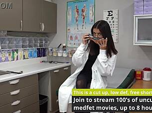 Aria Nicole gets intense foot massage from doctor!