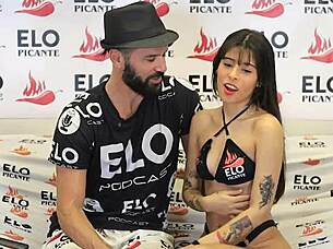 mells blanco accepts the bon bon bum challenge in interview