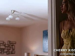 cherry kiss - my stepsons into anal porn, blowjob and sex with blonde milf ass.