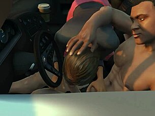 In GTA 5, FRANKLIN PICKS UP a HOOKER for some CAR SEX in the game world