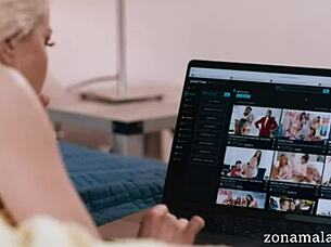 cherry kiss - my stepsons into anal porn, blowjob and sex with blonde milf ass.