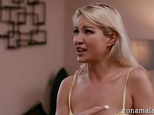 cherry kiss - my stepsons into anal porn, blowjob and sex with blonde milf ass.