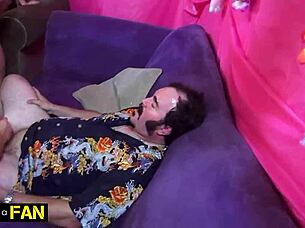 Beverly Paige Screams During Homemade Cowgirl Riding and Fucking with Curvy Fat Ass.