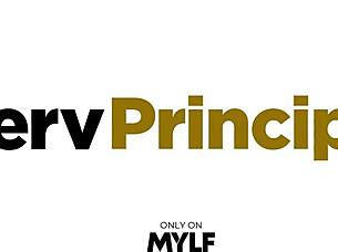 Naomi Foxxx cheats in an interracial threesome with her stepson and the principal