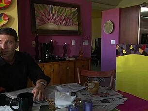 Dee massages and fucks by the pool in hot outdoor interracial scene!