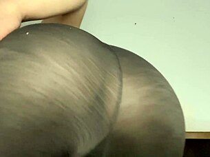 Petite Latina teases in yoga pants during solo bondage