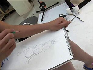 Lesbians with big asses lick dildos and eat pussies.