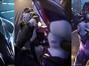 Watch These Monster Cocks Pound Big Asses!