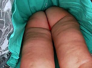 Mature Housewife's Skirt Peeping Leads to Anal Encounter