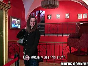 natural czech brunette bent over and fucked outdoors 😏