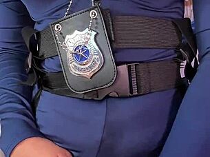 Military Latina In Costume Commands Semen On Tits