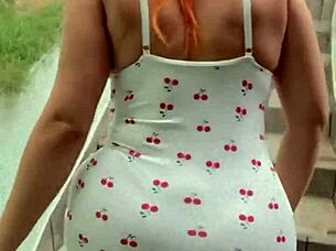 peguei mulher do amigo enquanto trabalha com big natural tits redhead homemade 😘❤️