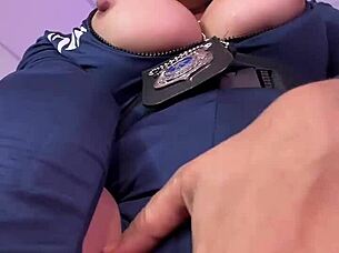 Military Latina In Costume Commands Semen On Tits