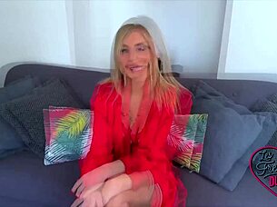 Does Irina play with two cocks?