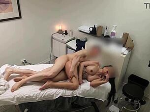 Kendal, The Tattooed Asian Housewife, Gets Convinced To Fuck Her Massage Therapist 😏