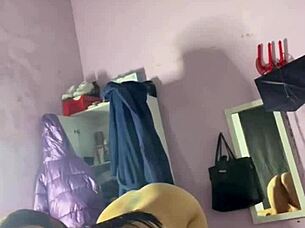 This slutty babe with huge tits gets wild with a big cock