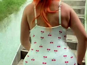 peguei mulher do amigo enquanto trabalha com big natural tits redhead homemade 😘❤️