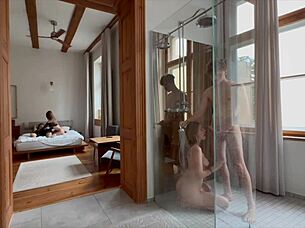 naughty horny blondes having group fuck