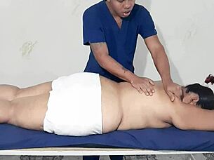 tits and pussy massage for hot mature woman