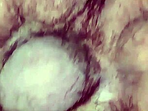 Feeling the intense orgasm from big cock doggystyle fucking