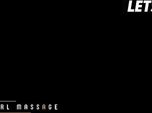 oily massage turns into lesbian sex for claudia macc and caprice