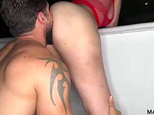 Late night booty call with marian franco sucking huge cock in pov