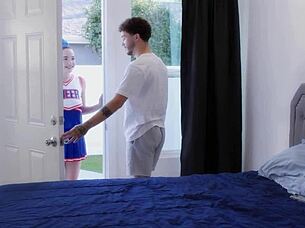 Risa May Gags On Cock!