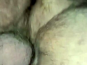 Feeling the intense orgasm from big cock doggystyle fucking