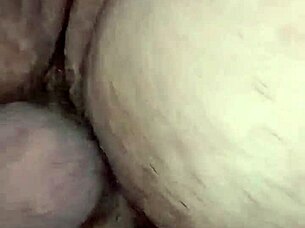 Feeling the intense orgasm from big cock doggystyle fucking