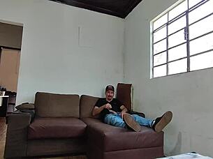 carlos urach and carmona stroke their big cocks together in gay fetish