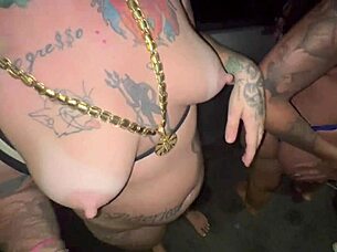 Is This The Hottest Street Putaria With Beautiful Nerd Teens In Voyeur Interracial Action?