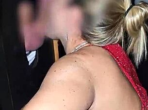 cuckold takes wife to gloryhole party