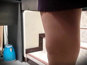 Upskirt Nymphomaniac Mexican Secretary Nataly