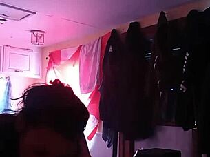 Canadian girl deepthroats for blowjob, 'gotta give head to get ahead, right?'