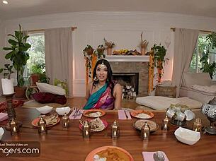 Horny Indian Wife Sucks And Cheats On Husband In Vr!