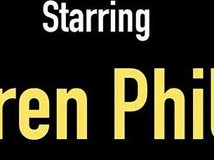 Redhead Lauren Phillips fucks her pierced pussy on bed 😘