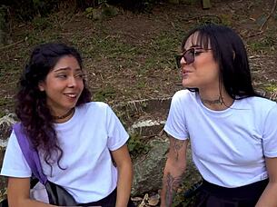 my rebellious friend convinces me to skip classes and we scissor!