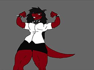 wendy grows muscles in this transformation video